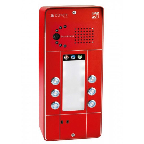 SECURACCESS PMR IP CAM 6BT ROUGE