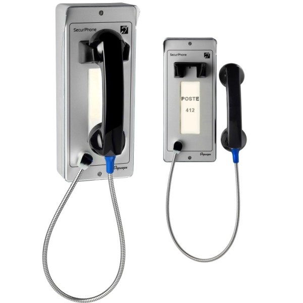 SECURPHONE SANS CLAVIER/URGENCE ALU