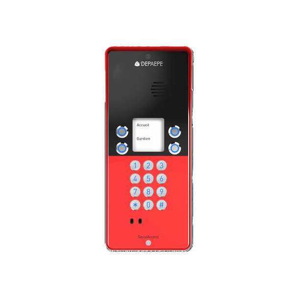 SECURACCESS SIP BASIC LINE CLAVIER 4BT ROUGE